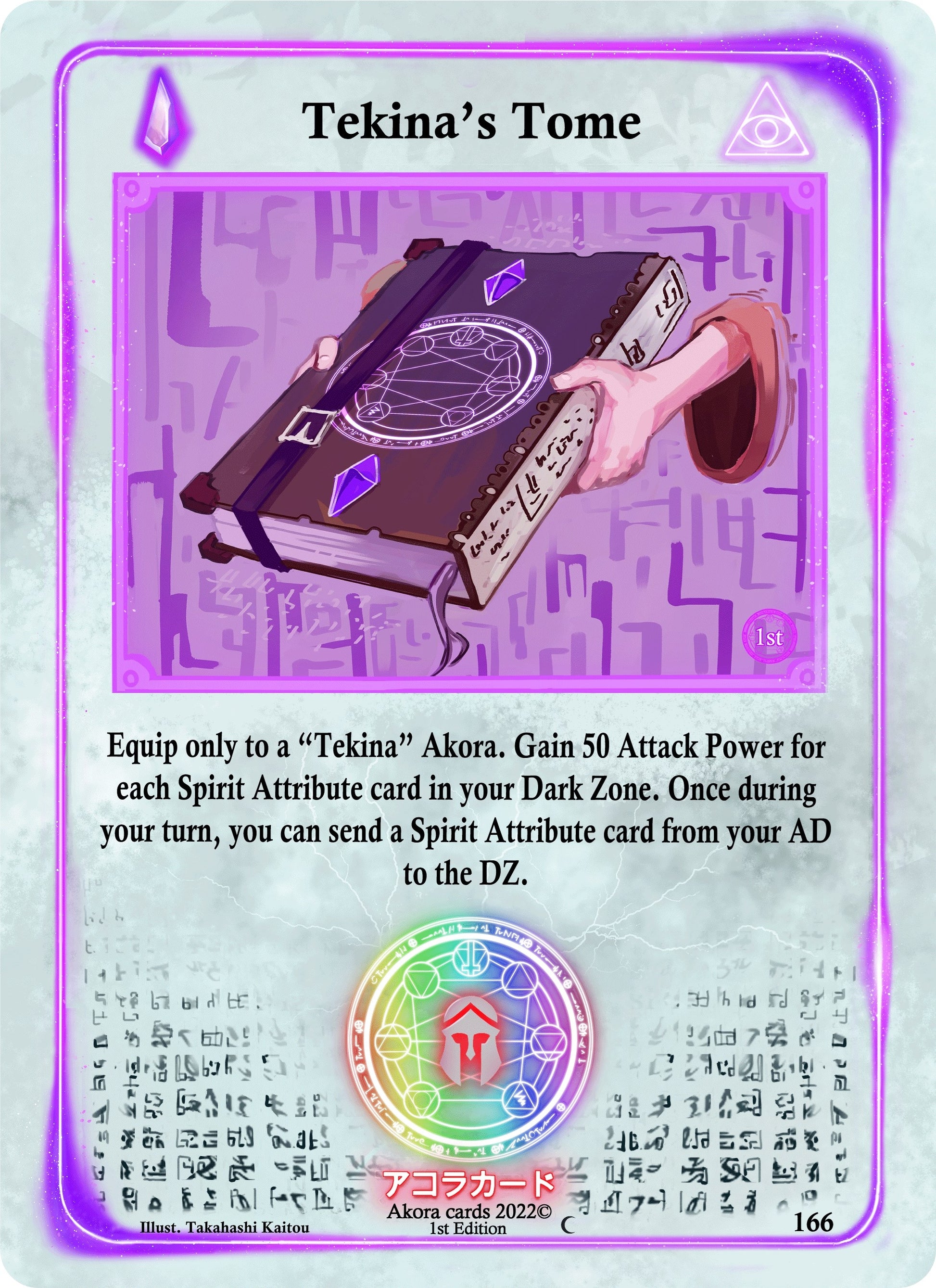 Tekina’s Tome (166) (SW1E) - Akora TCG Single