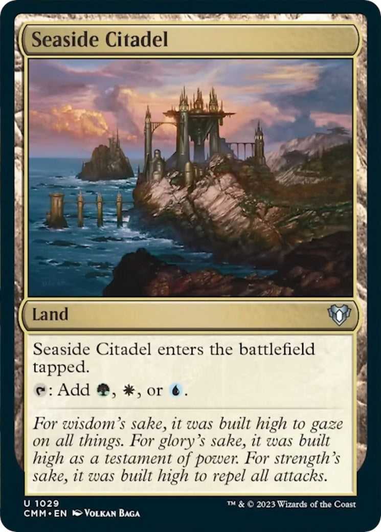 Seaside Citadel (1029) [CMM] - MTG Single