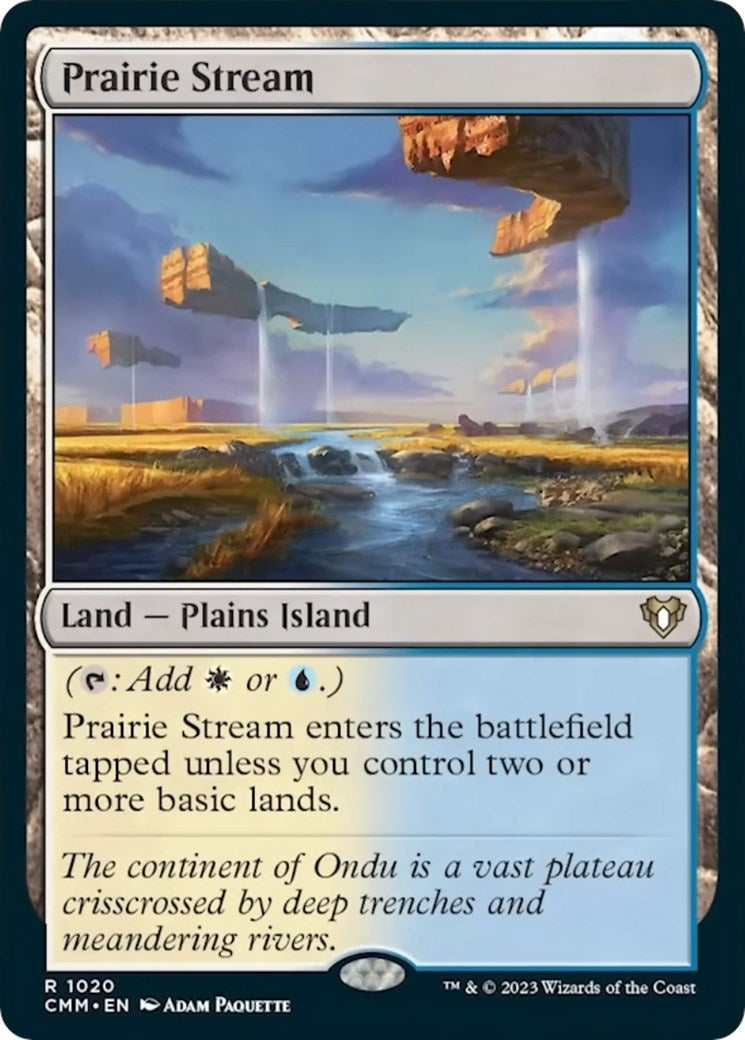 Prairie Stream (1020) [CMM] - MTG Single