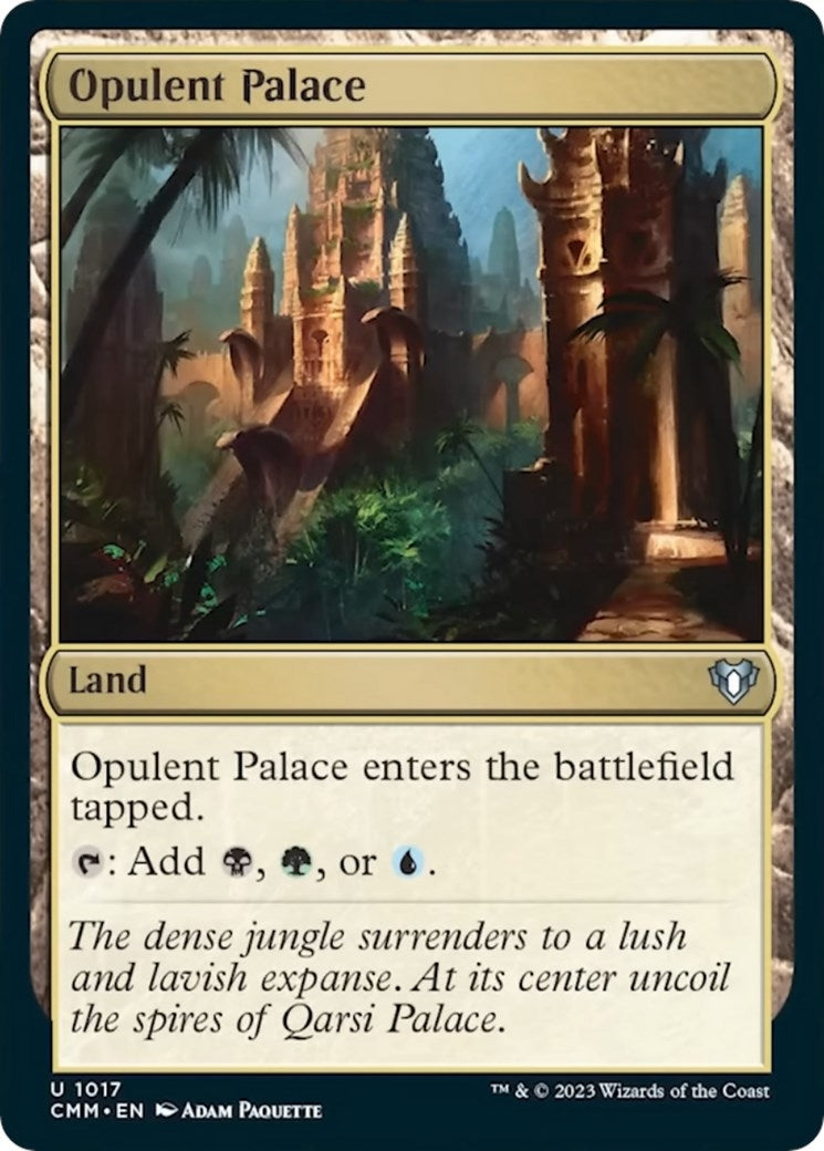 Opulent Palace (1017) [CMM] - MTG Single