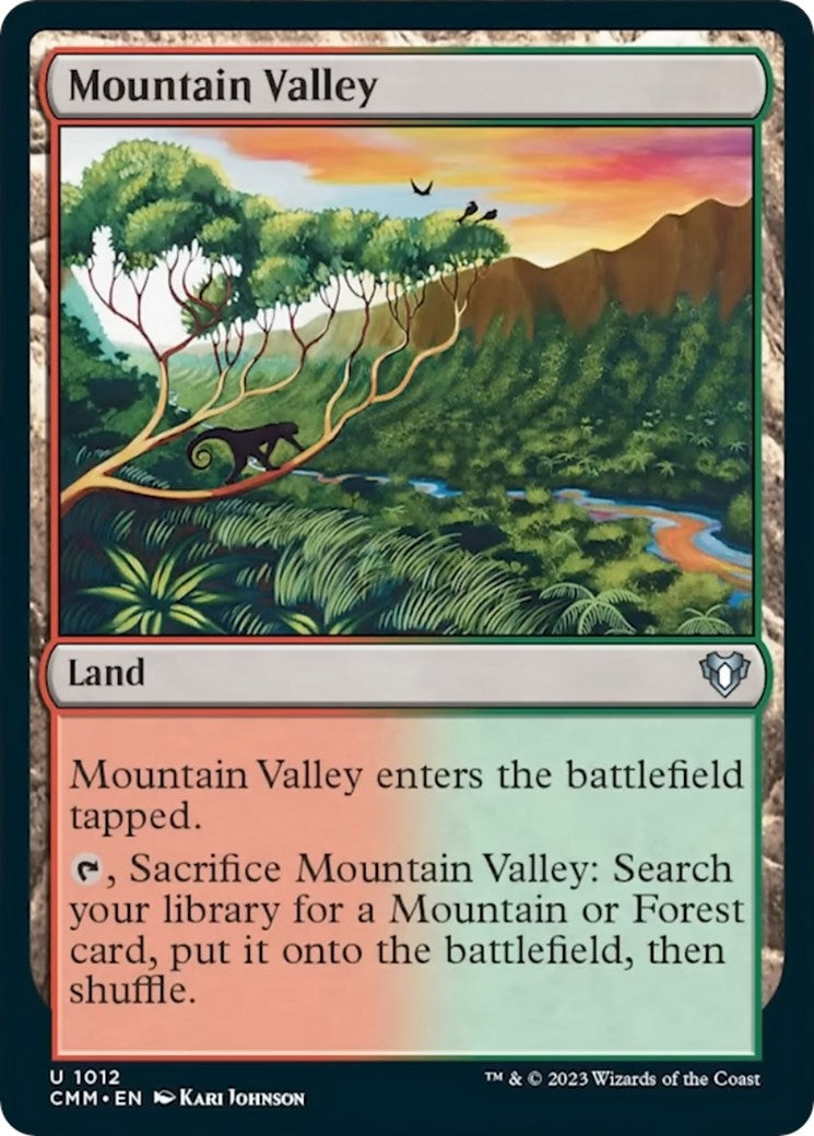 Mountain Valley (1012) [CMM] - MTG Single