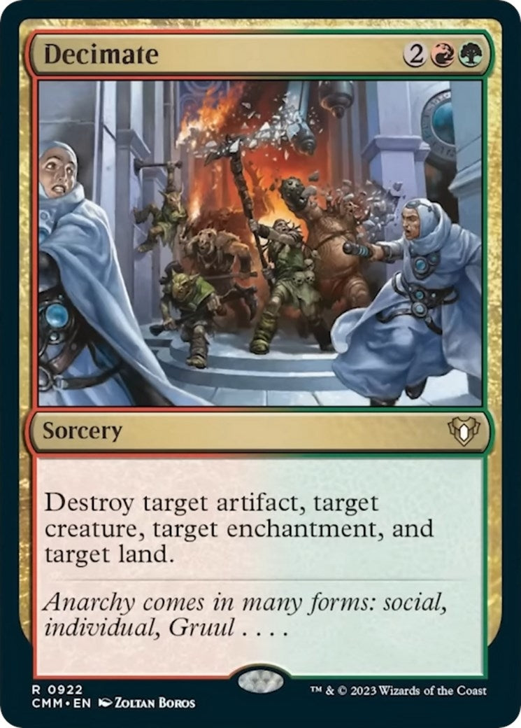 Decimate (922) [CMM] - MTG Single