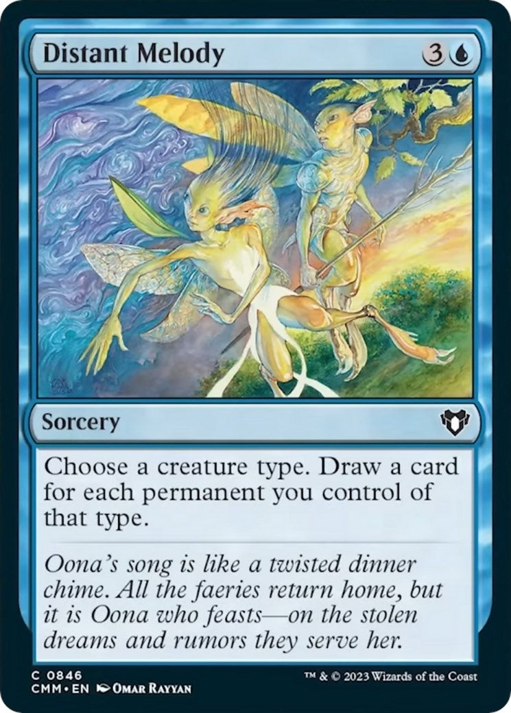 Distant Melody (846) [CMM] - MTG Single