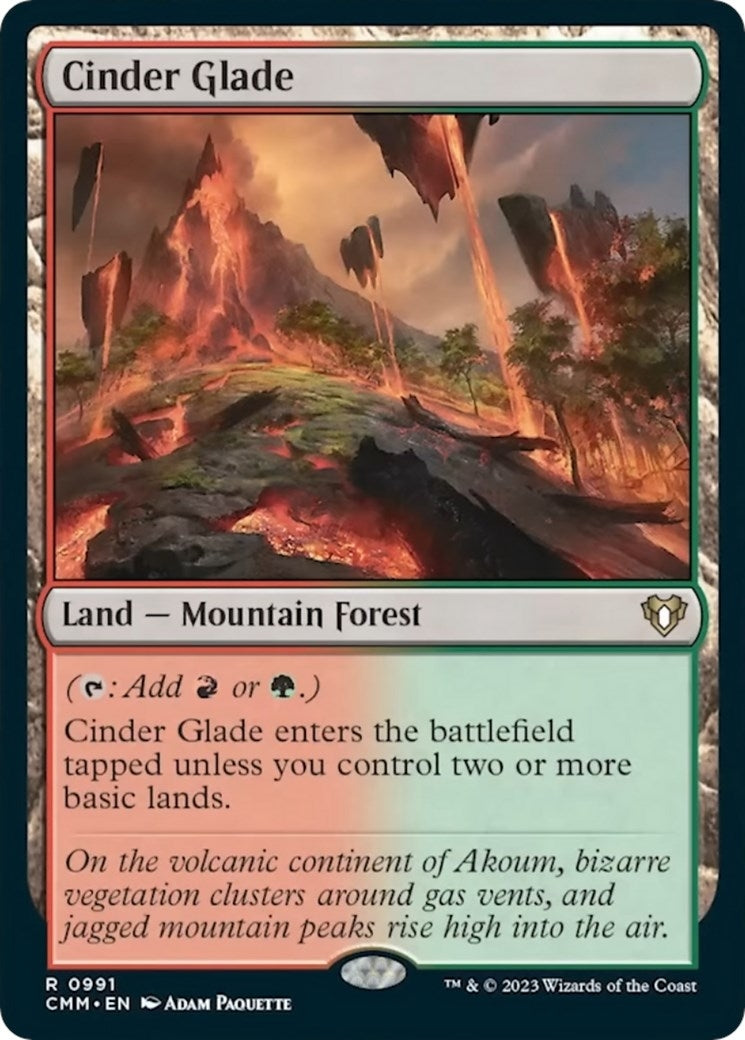 Cinder Glade (991) [CMM] - MTG Single