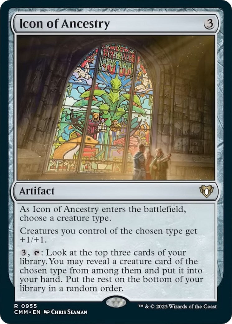 Icon of Ancestry (955) [CMM] - MTG Single