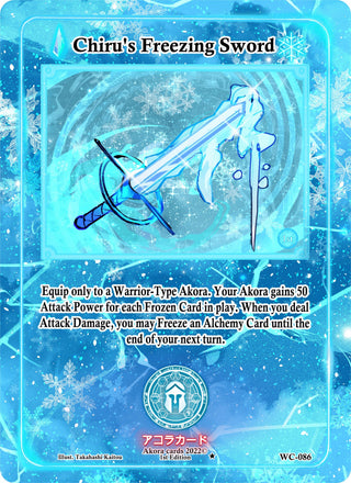 Chiru’s Freezing Sword (86) (WC1E) - Akora TCG Single