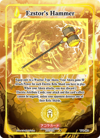 Ezstor’s Hammer (92) (WC1E) - Akora TCG Single