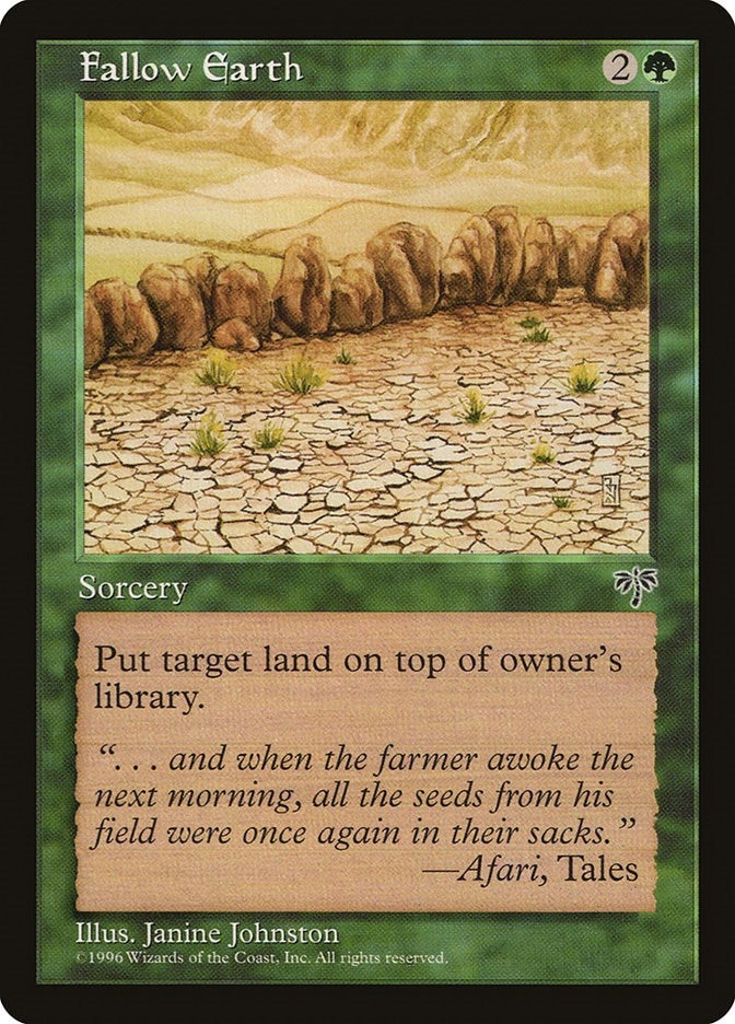 Fallow Earth [MIR] - MTG Single