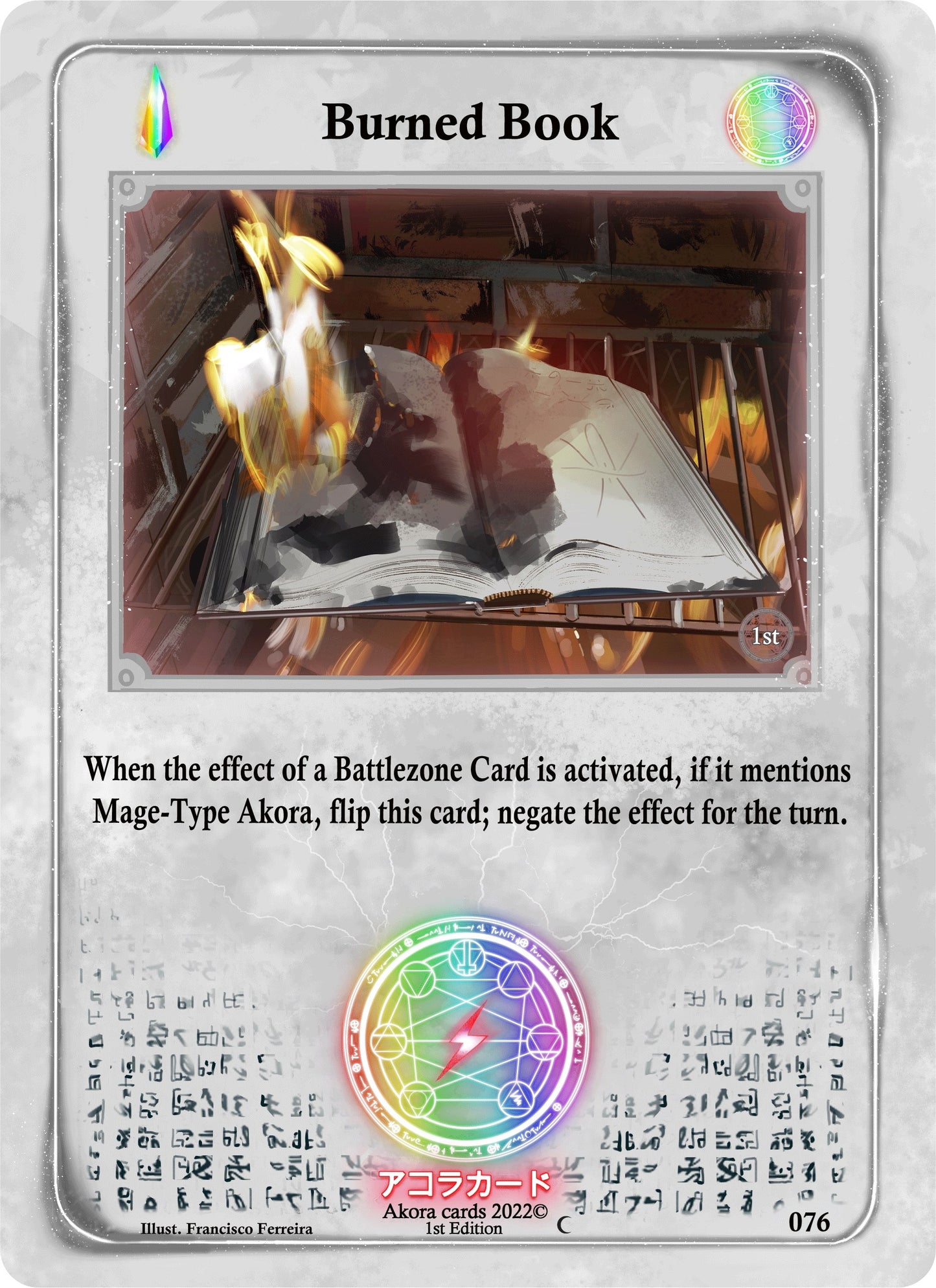 Burned Book (76) (SW1E) - Akora TCG Single