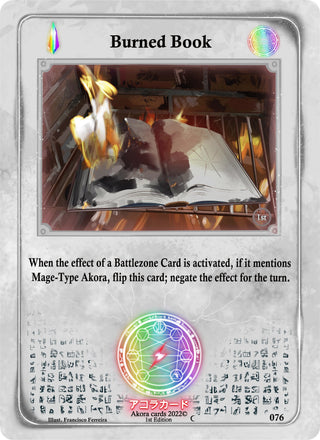 Burned Book (76) (SW1E) - Akora TCG Single