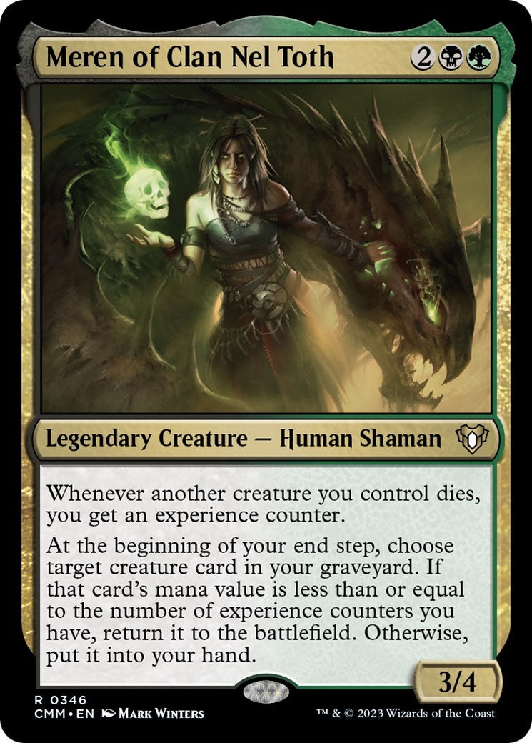 Meren of Clan Nel Toth (346) [CMM] - MTG Single