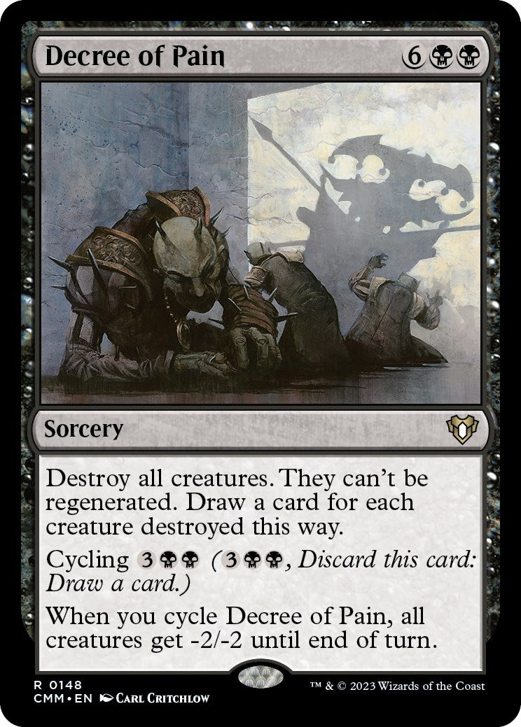 Decree of Pain (148) [CMM] - MTG Single