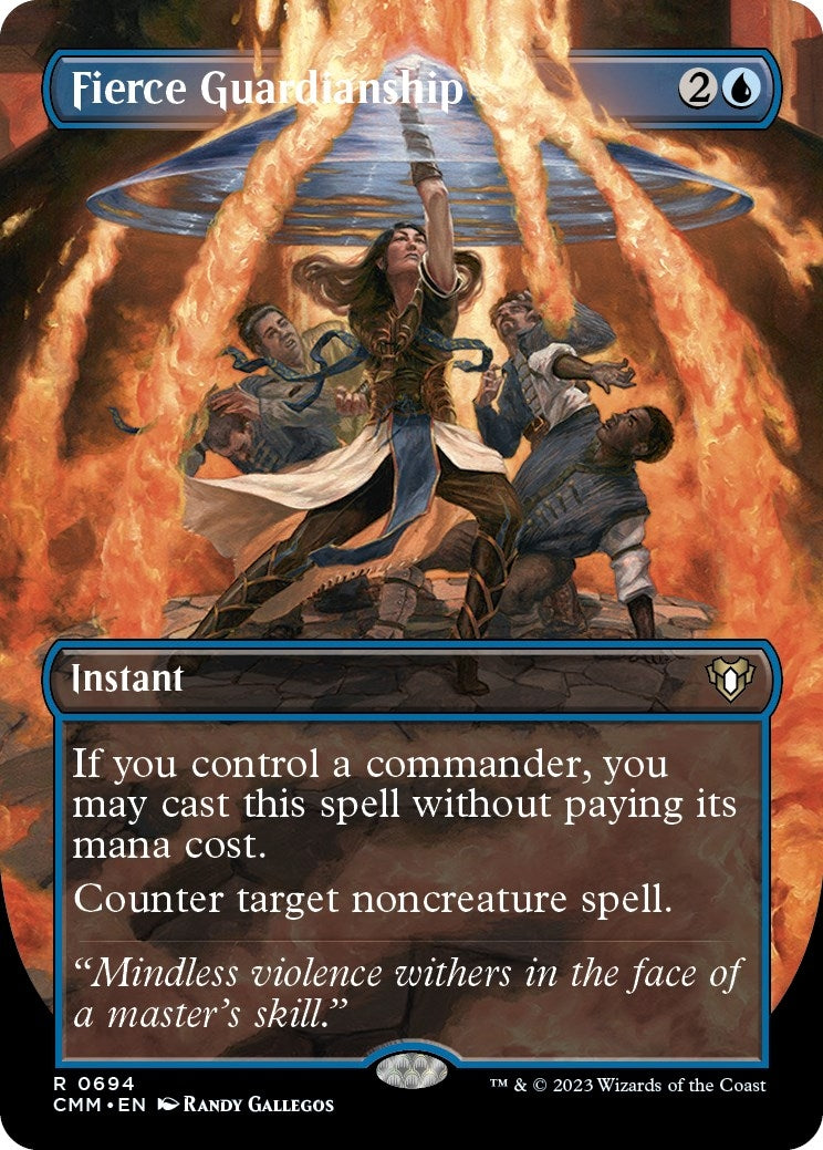 Fierce Guardianship (Borderless) (694) [CMM] - MTG Single