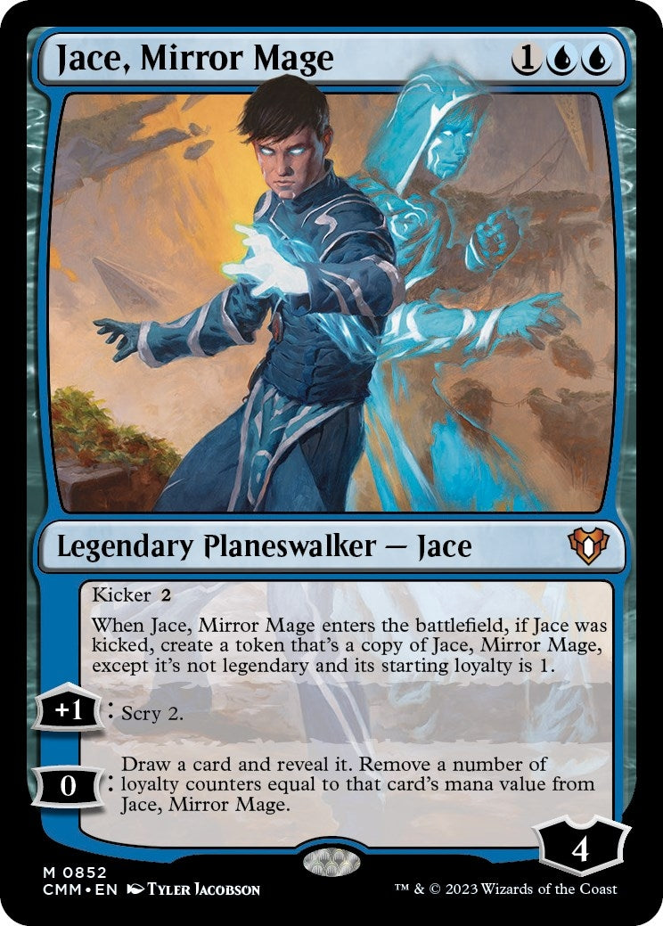 Jace Mirror Mage (852) [CMM] - MTG Single