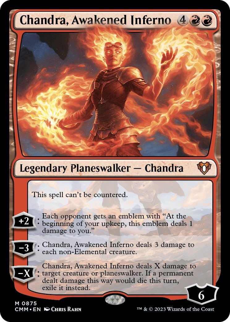 Chandra Awakened Inferno (875) [CMM] - MTG Single