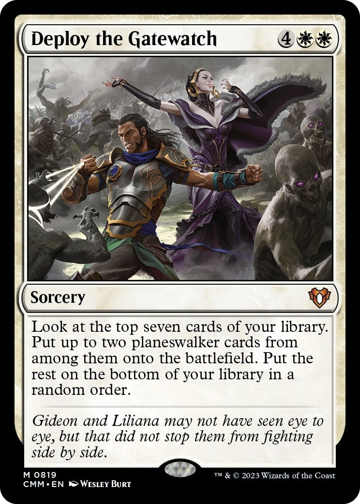 Deploy the Gatewatch (819) [CMM] - MTG Single