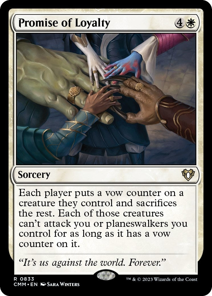 Promise of Loyalty (833) [CMM] - MTG Single