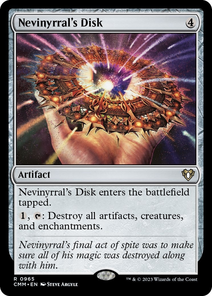 Nevinyrral’s Disk (965) [CMM] - MTG Single