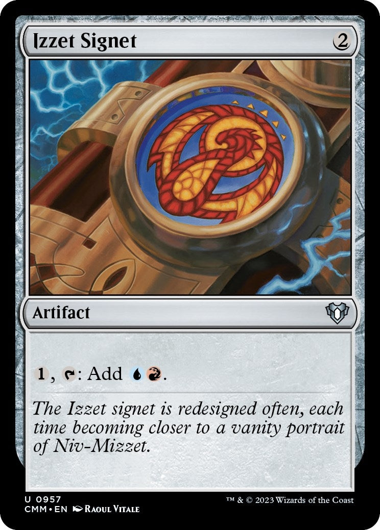 Izzet Signet (957) [CMM] - MTG Single