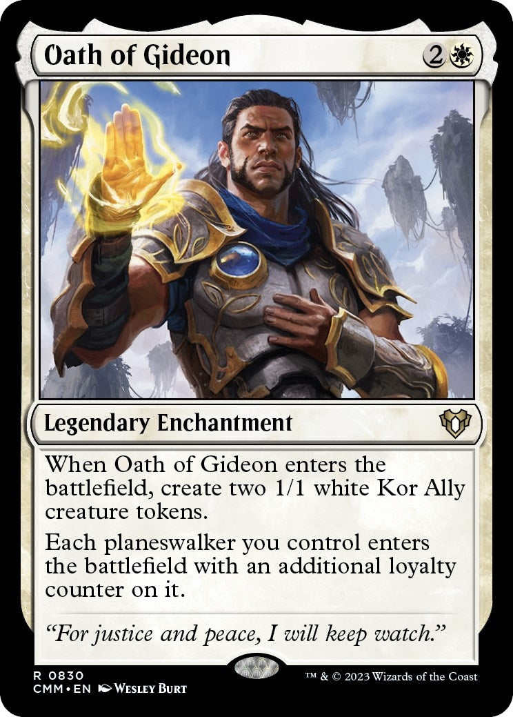Oath of Gideon (830) [CMM] - MTG Single