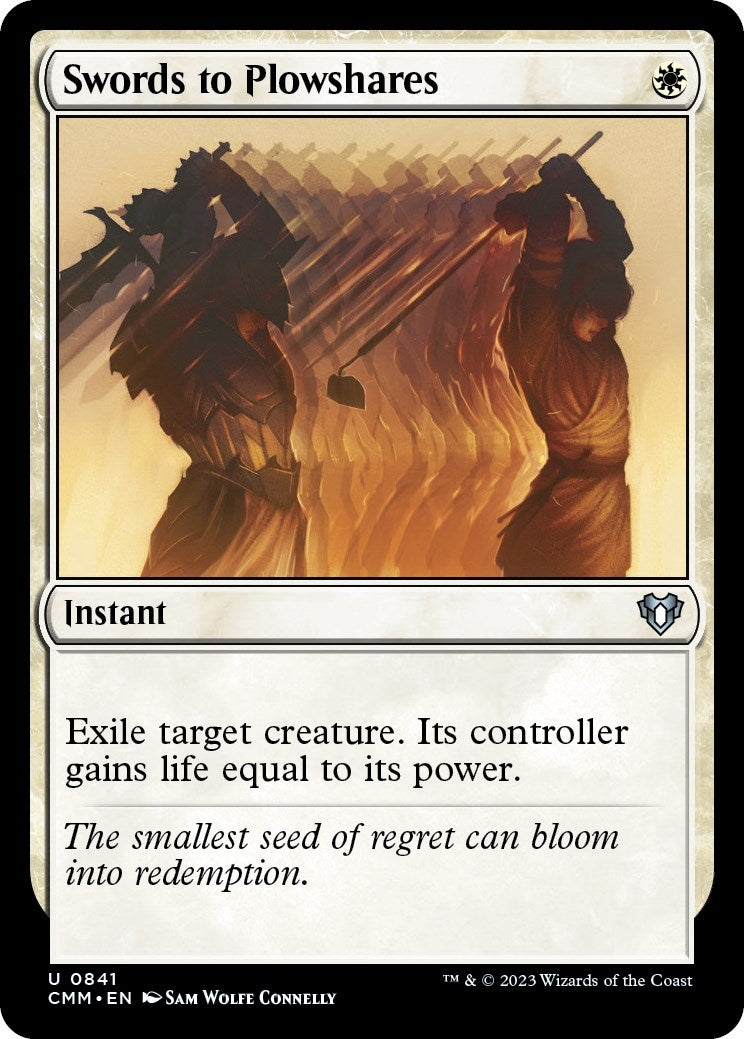 Swords to Plowshares (841) [CMM] - MTG Single