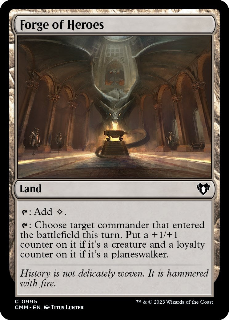Forge of Heroes (995) [CMM] - MTG Single