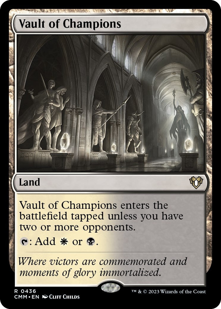 Vault of Champions (436) [CMM] - MTG Single