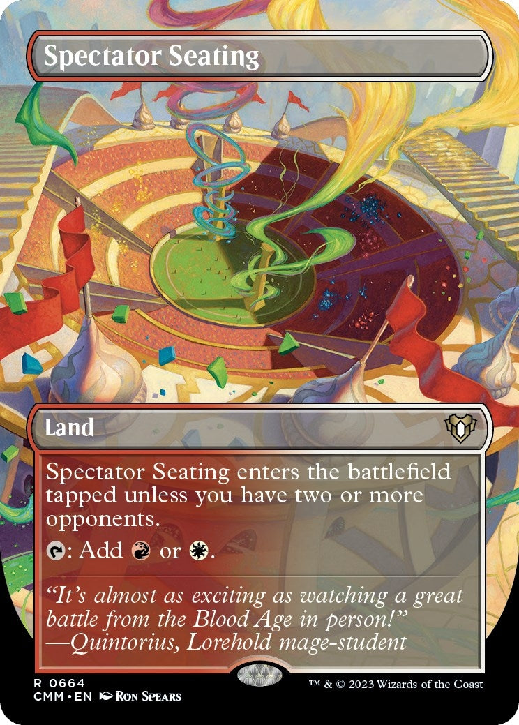 Spectator Seating (Borderless) (664) [CMM] - MTG Single