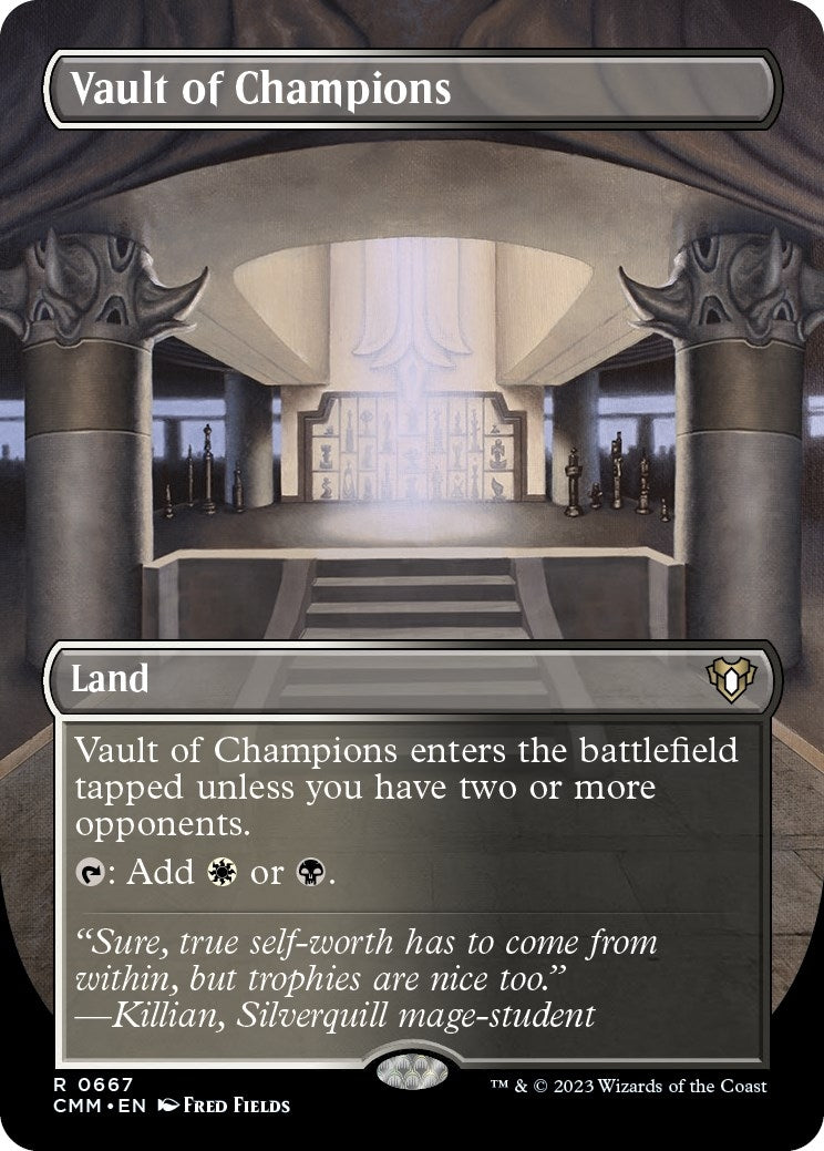 Vault of Champions (Borderless) (667) [CMM] - MTG Single