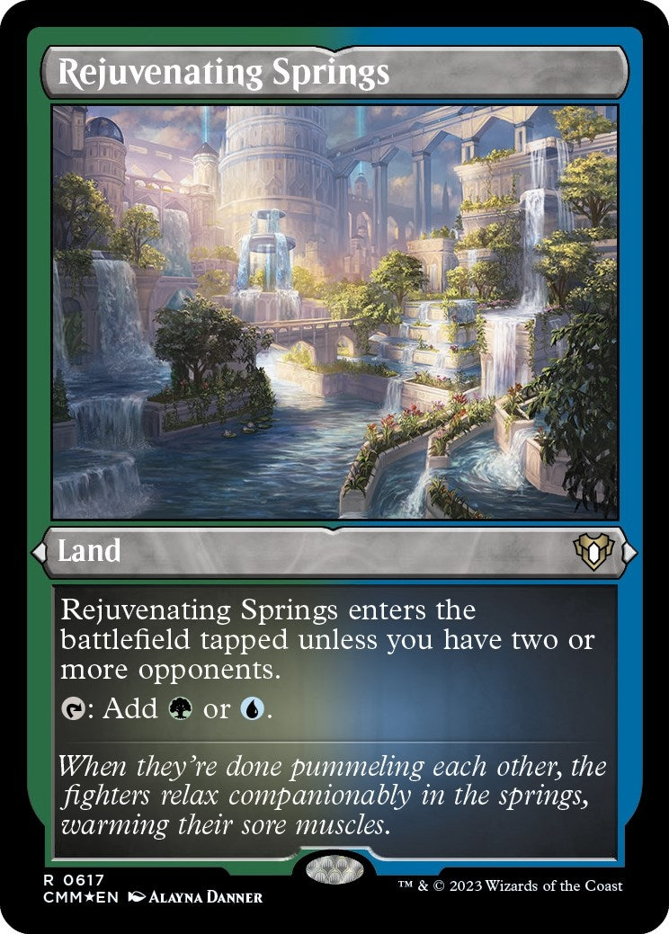 Rejuvenating Springs (Foil Etched) (617) [CMM] - MTG Single