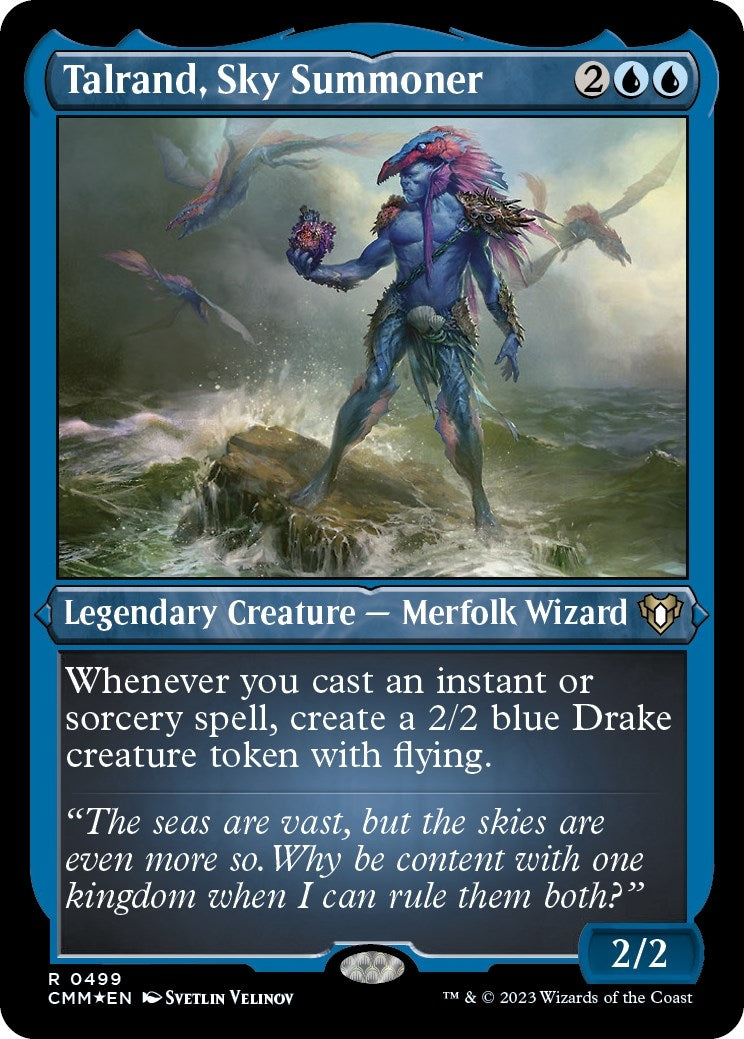 Talrand Sky Summoner (Foil Etched) (499) [CMM] - MTG Single