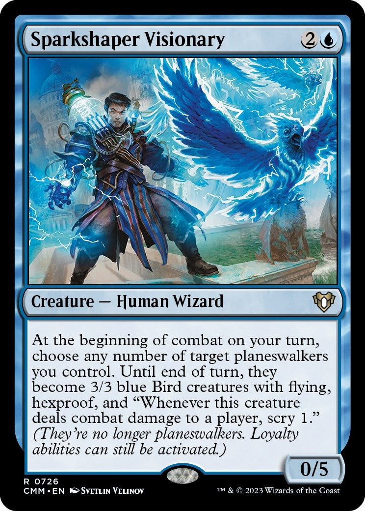 Sparkshaper Visionary (726) [CMM] - MTG Single