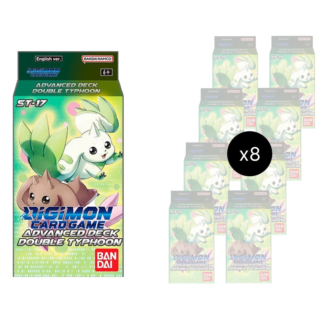 Double Typhoon Advanced Starter Deck Display [ST-17] - Digimon Card Game Sealed