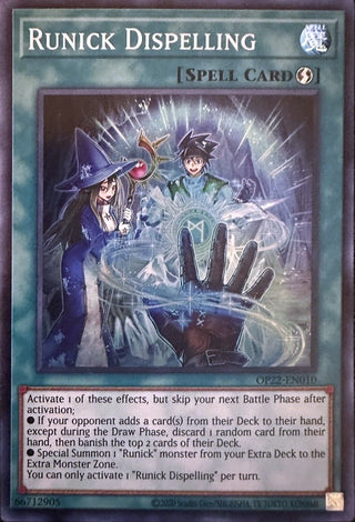 Runick Dispelling (22010) (OP22) - YuGiOh Single