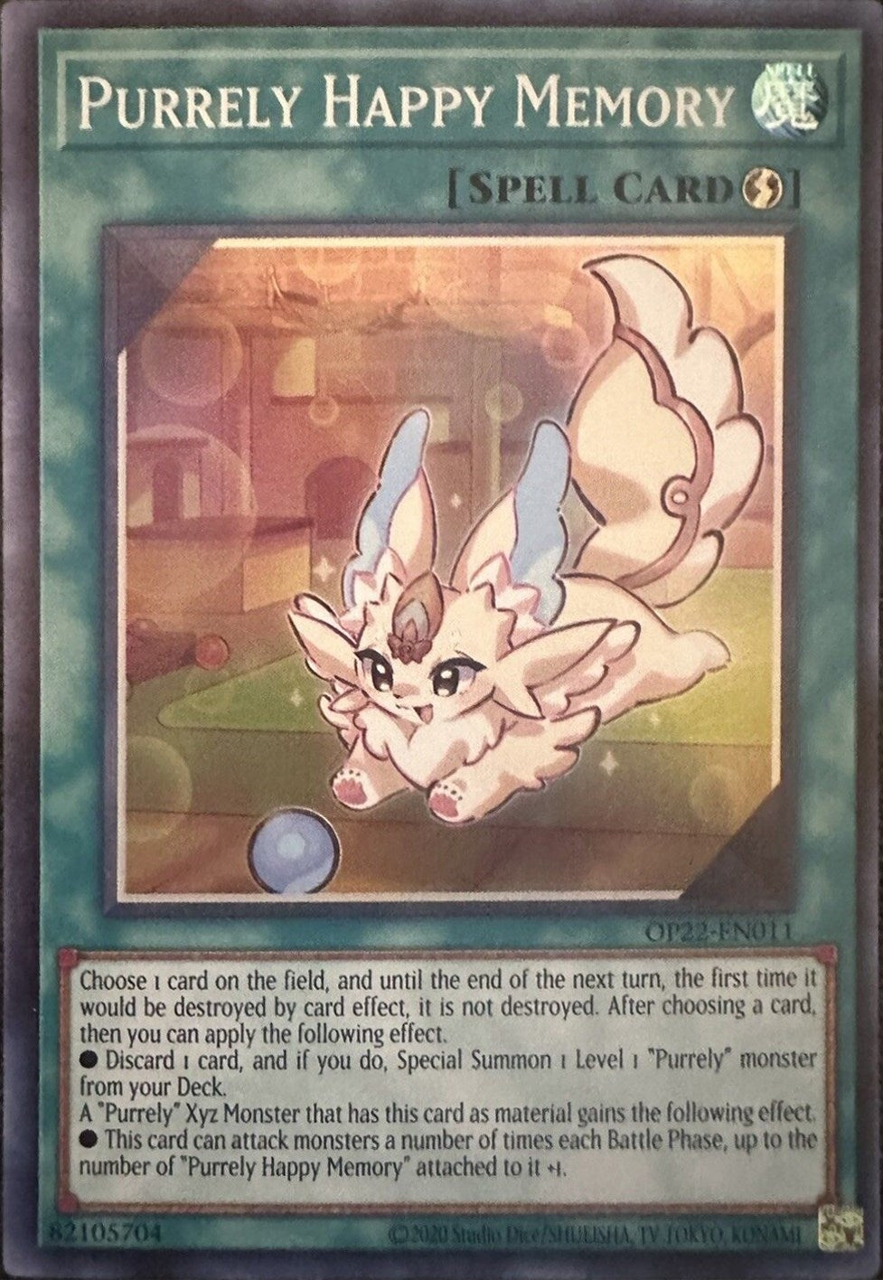 Purrely Happy Memory (22011) (OP22) - YuGiOh Single