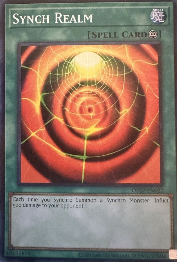 Synch Realm (22022) (OP22) - YuGiOh Single