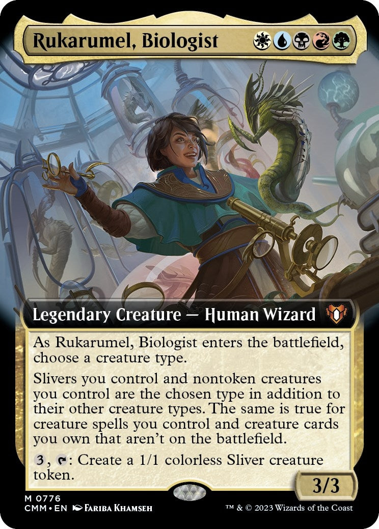 Rukarumel Biologist (Extended Art) (776) [CMM] - MTG Single