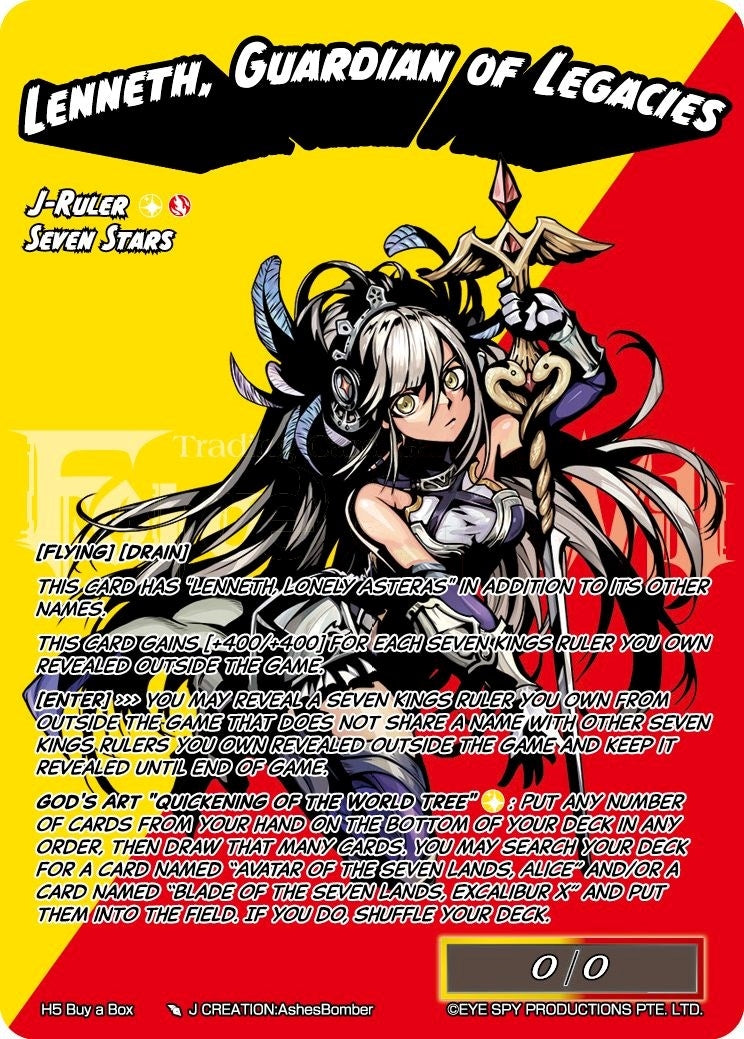 Lenneth Guardian of Legacies (5) [PRO] - Force of Will Single