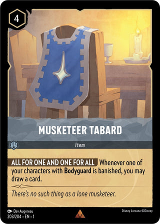 Musketeer Tabard (203) (1) - Disney Lorcana Single