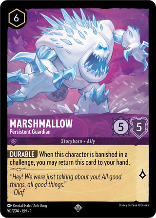 Marshmallow - Persistent Guardian (50) (1) - Disney Lorcana Single