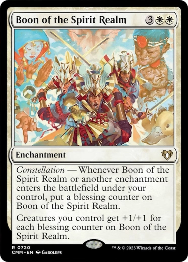 Boon of the Spirit Realm (720) [CMM] - MTG Single