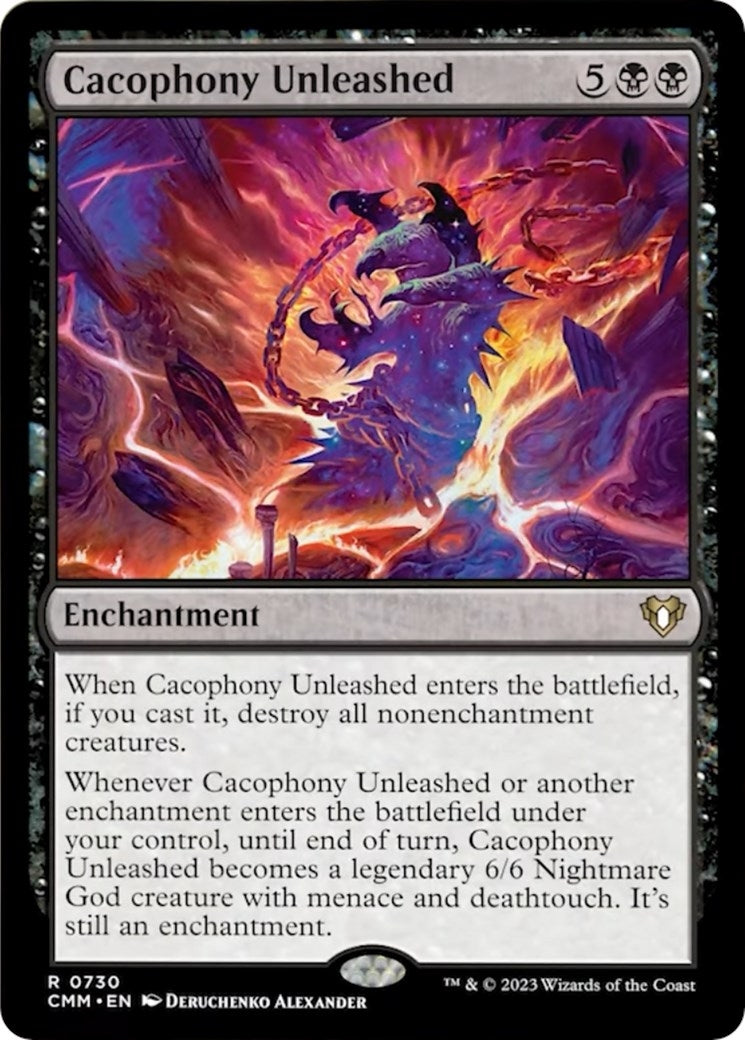Cacophony Unleashed (730) [CMM] - MTG Single