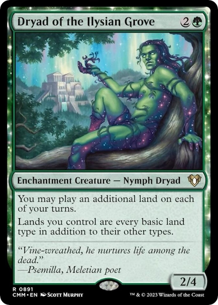 Dryad of the Ilysian Grove (891) [CMM] - MTG Single