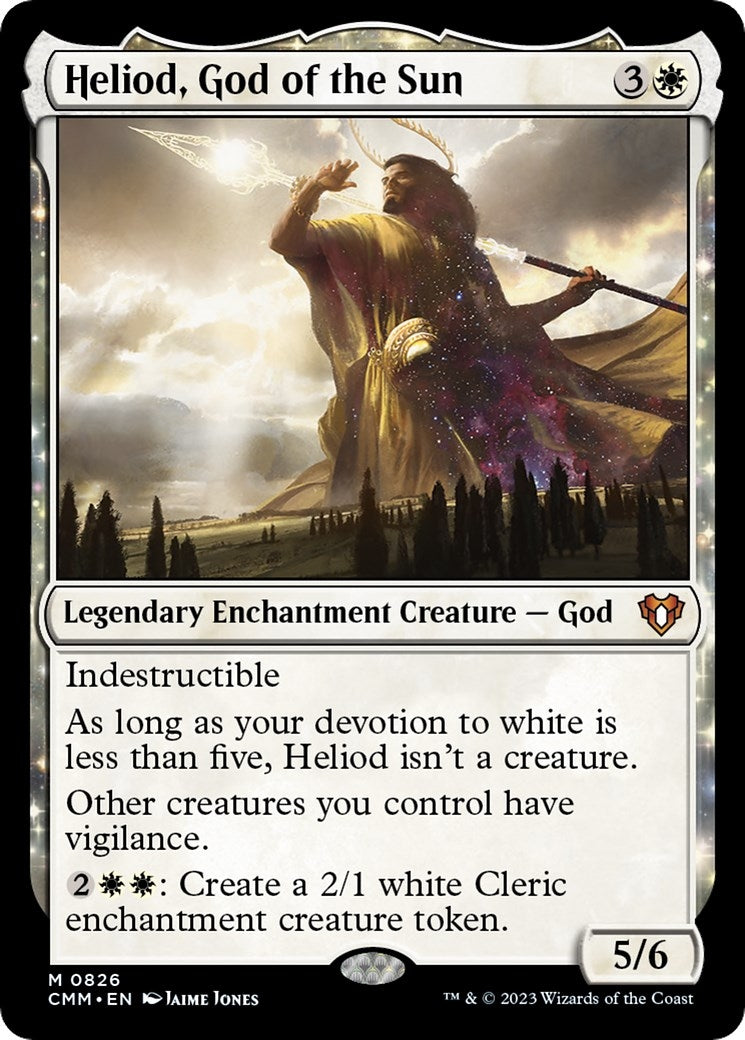 Heliod God of the Sun (826) [CMM] - MTG Single