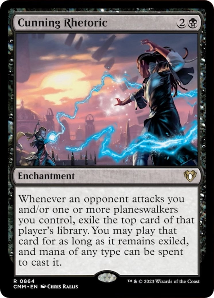 Cunning Rhetoric (864) [CMM] - MTG Single