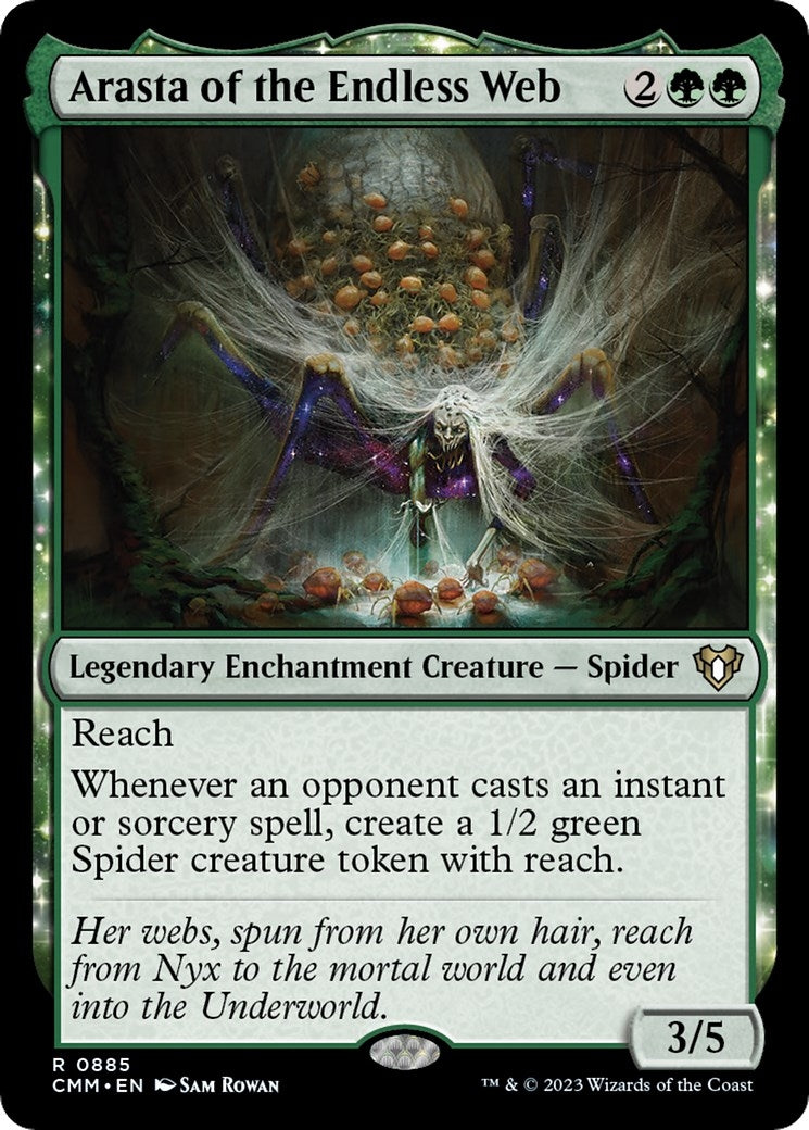 Arasta of the Endless Web (885) [CMM] - MTG Single