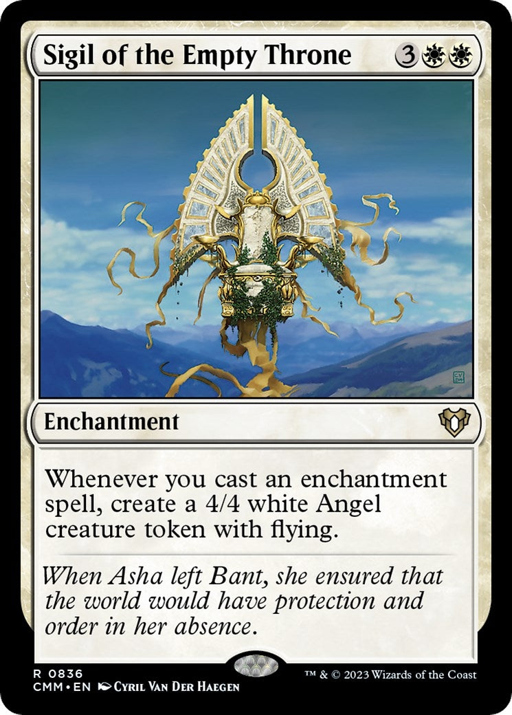 Sigil of the Empty Throne (836) [CMM] - MTG Single
