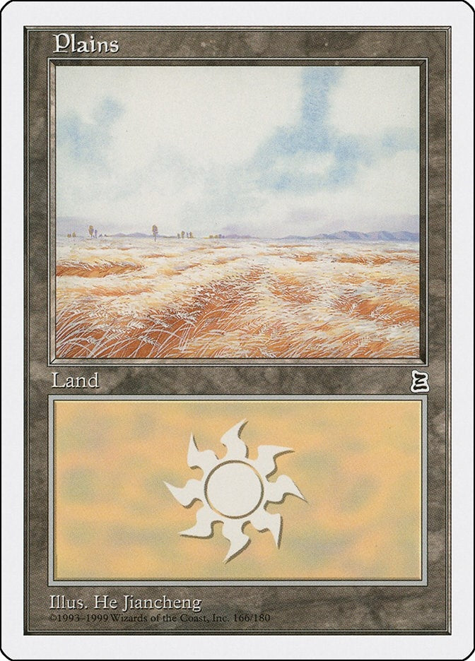 Plains (166) (166) [PTK] - MTG Single