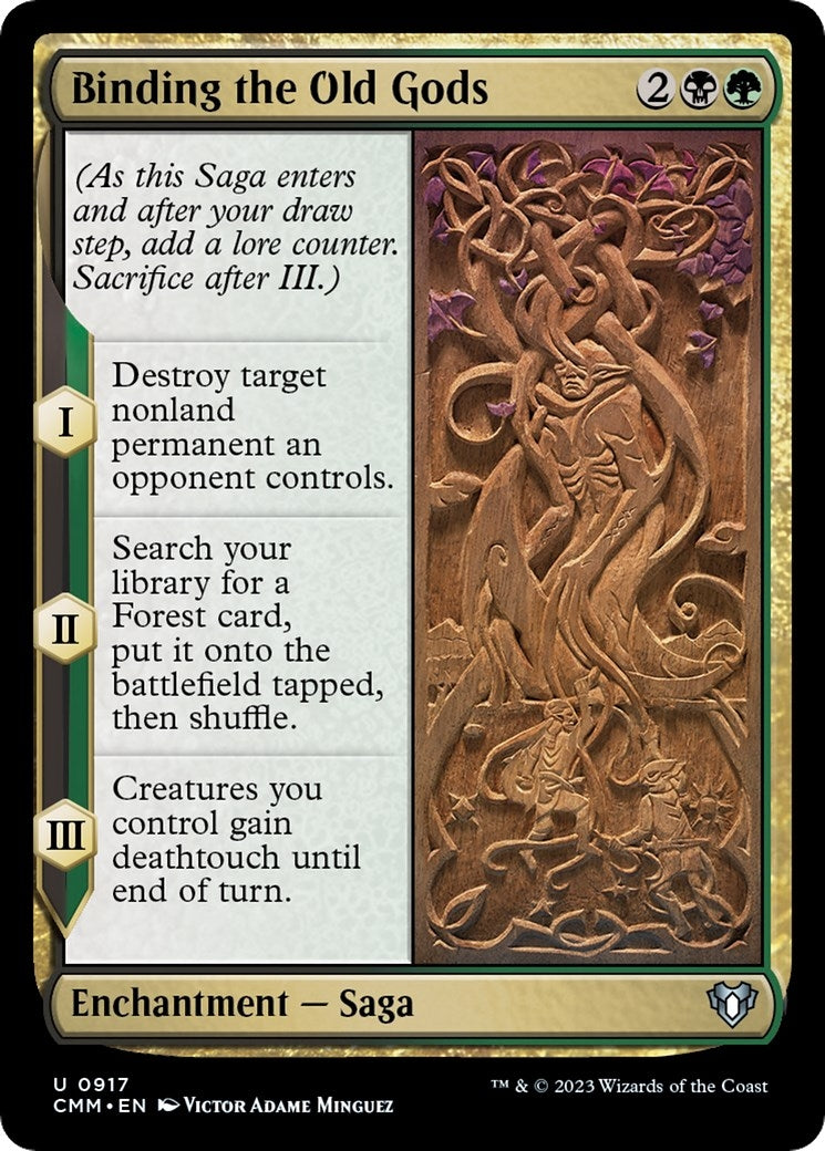Binding the Old Gods (917) [CMM] - MTG Single
