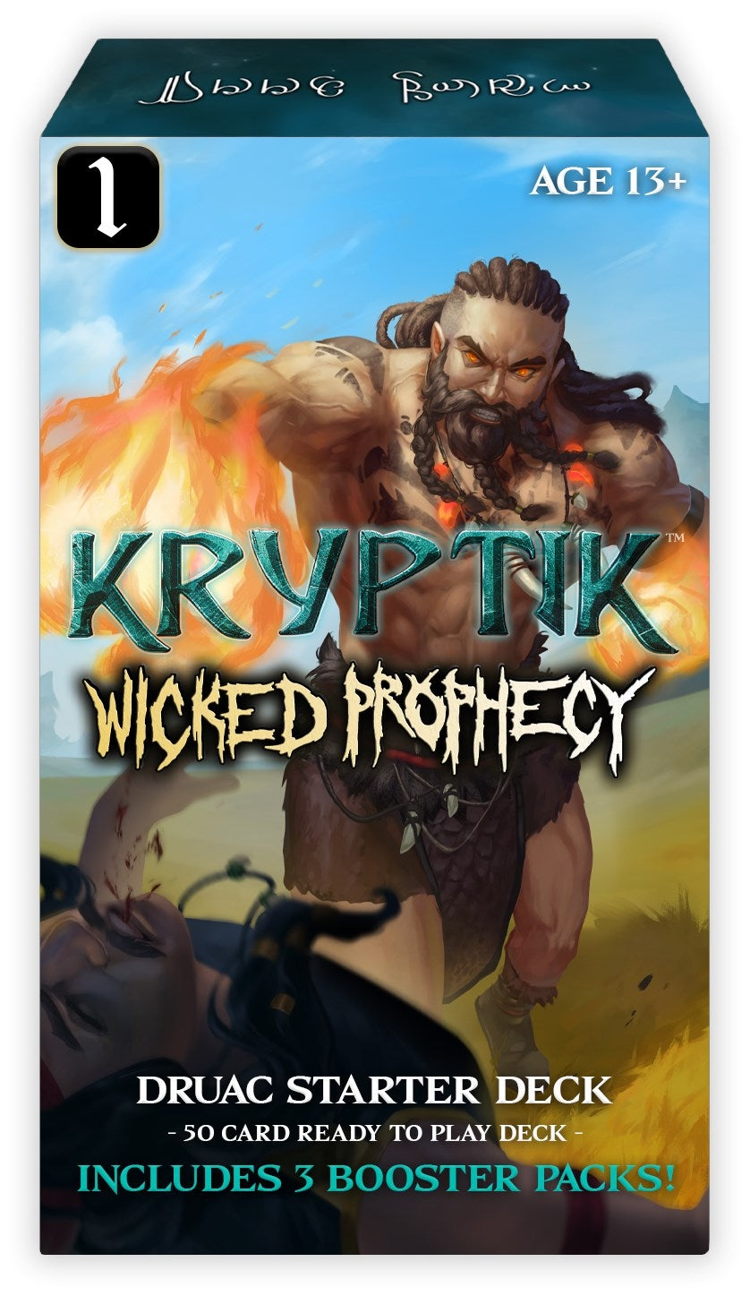 Wicked Prophecy Wave 1 Druac Starter Deck - Kryptik TCG Sealed